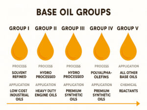 روغن‌های پایه گروه I تا V چیستند و چه تفاوت‌هایی دارند؟